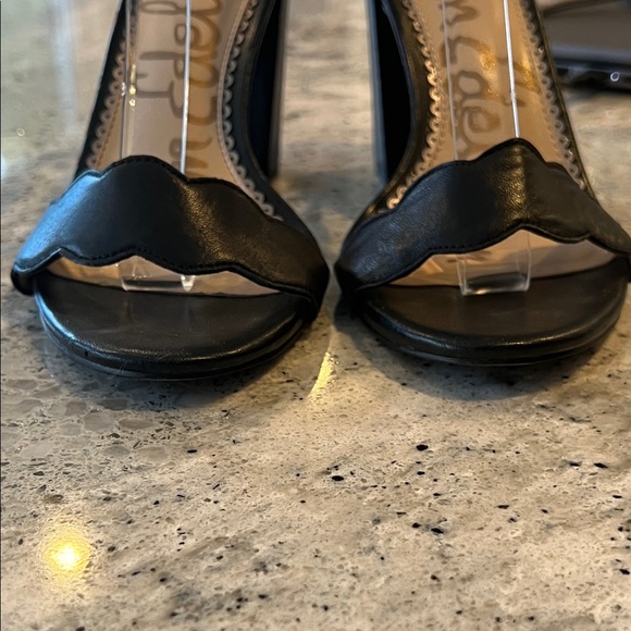 Sam Edelman Black Ankle Strap Heels - Picture 6 of 6